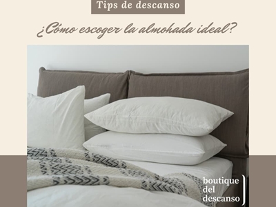 ¿Cómo escoger la almohada ideal?