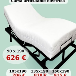 ¡OFERTA! Cama articulada eléctrica - Imagen 1